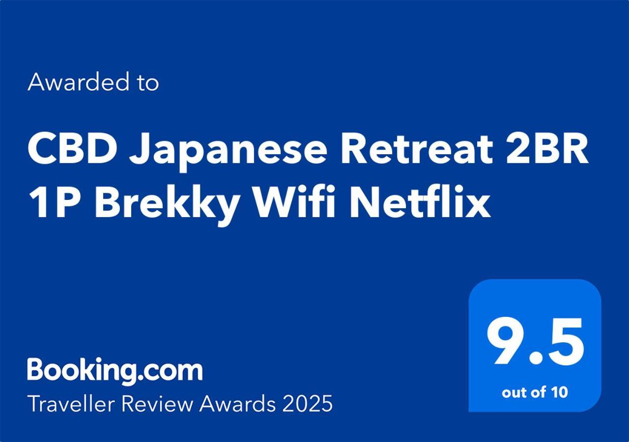 Cbd Japanese Retreat 2Br 1P Brekky Wifi Netflix Leilighet Canberra Eksteriør bilde